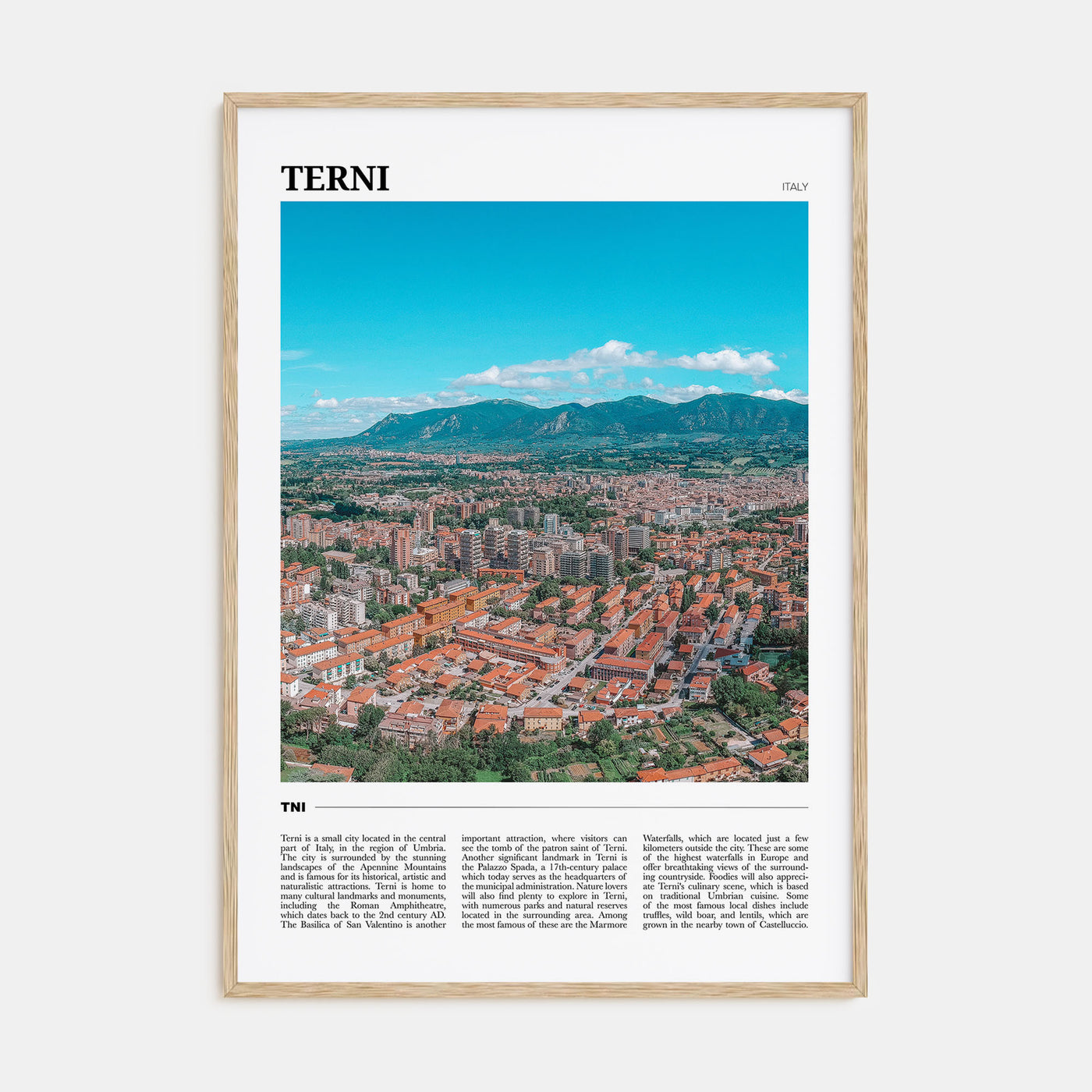 Terni Travel Color Poster