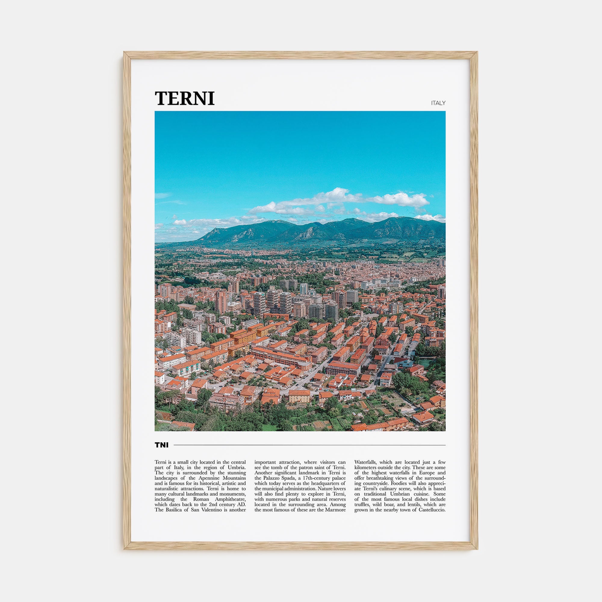 Terni Travel Color Poster