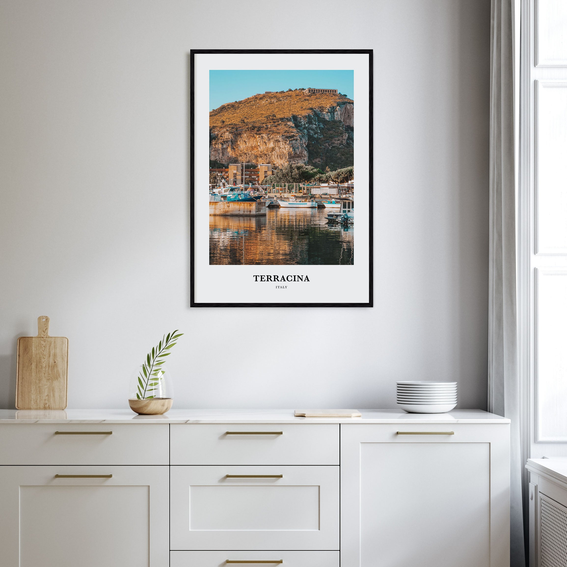 Terracina Portrait Color Poster