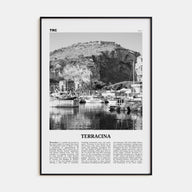 Terracina Travel B&W Poster