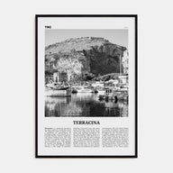 Terracina Travel B&W Poster