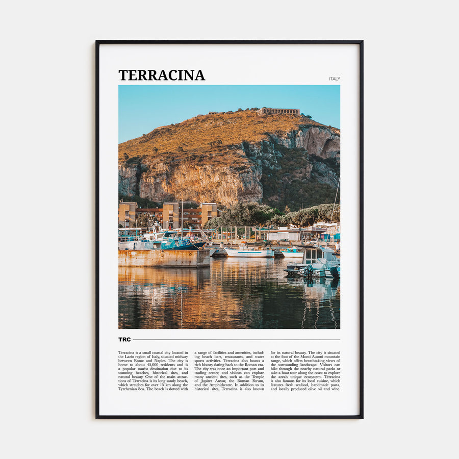 Terracina Travel Color Poster