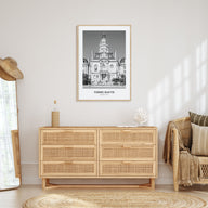 Terre Haute Portrait B&W Poster