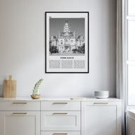 Terre Haute Travel B&W Poster