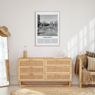 Teton County Travel B&W Poster