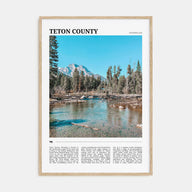 Teton County Travel Color Poster