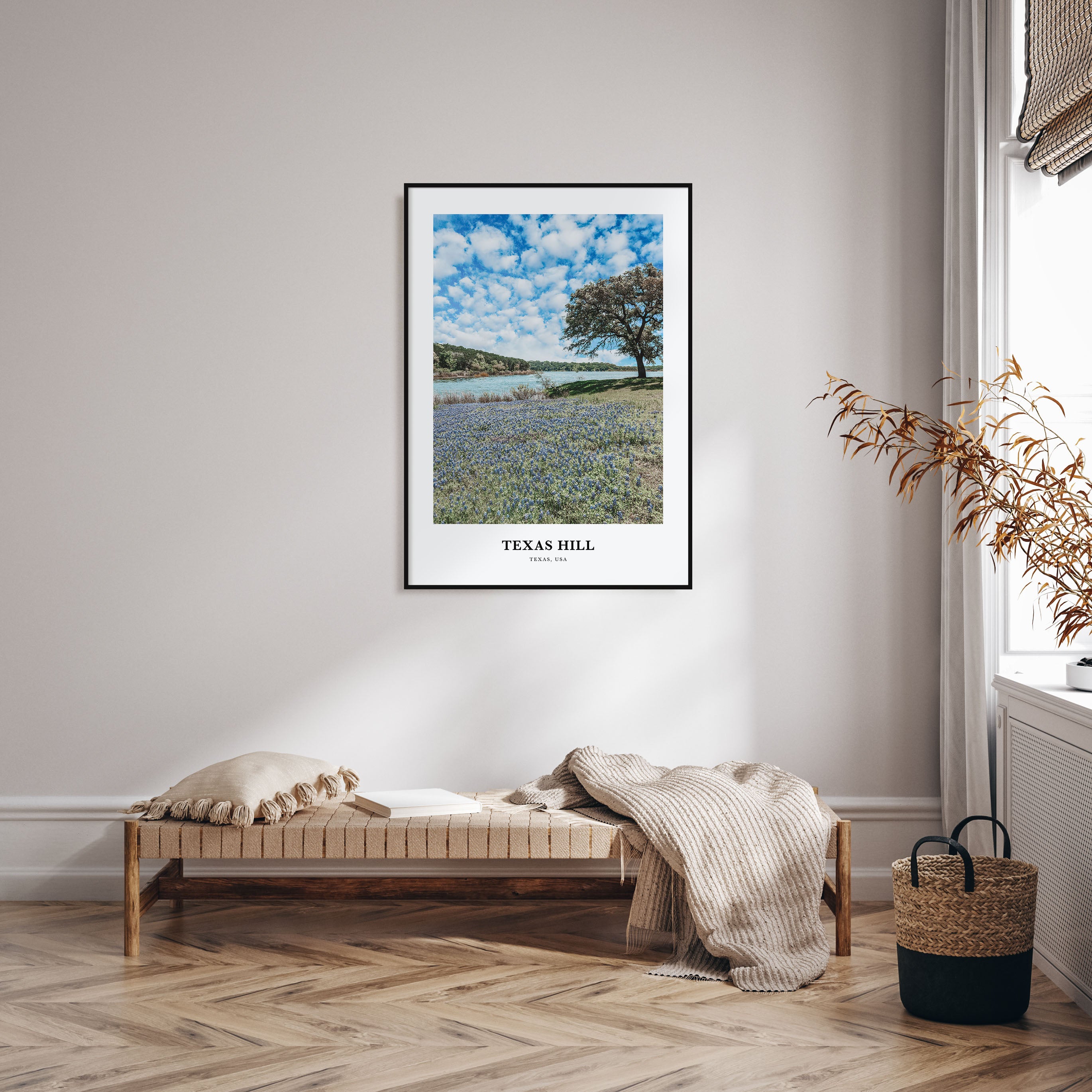 Texas Hill Portrait Color Poster