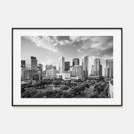 Texas Landscape B&W Poster
