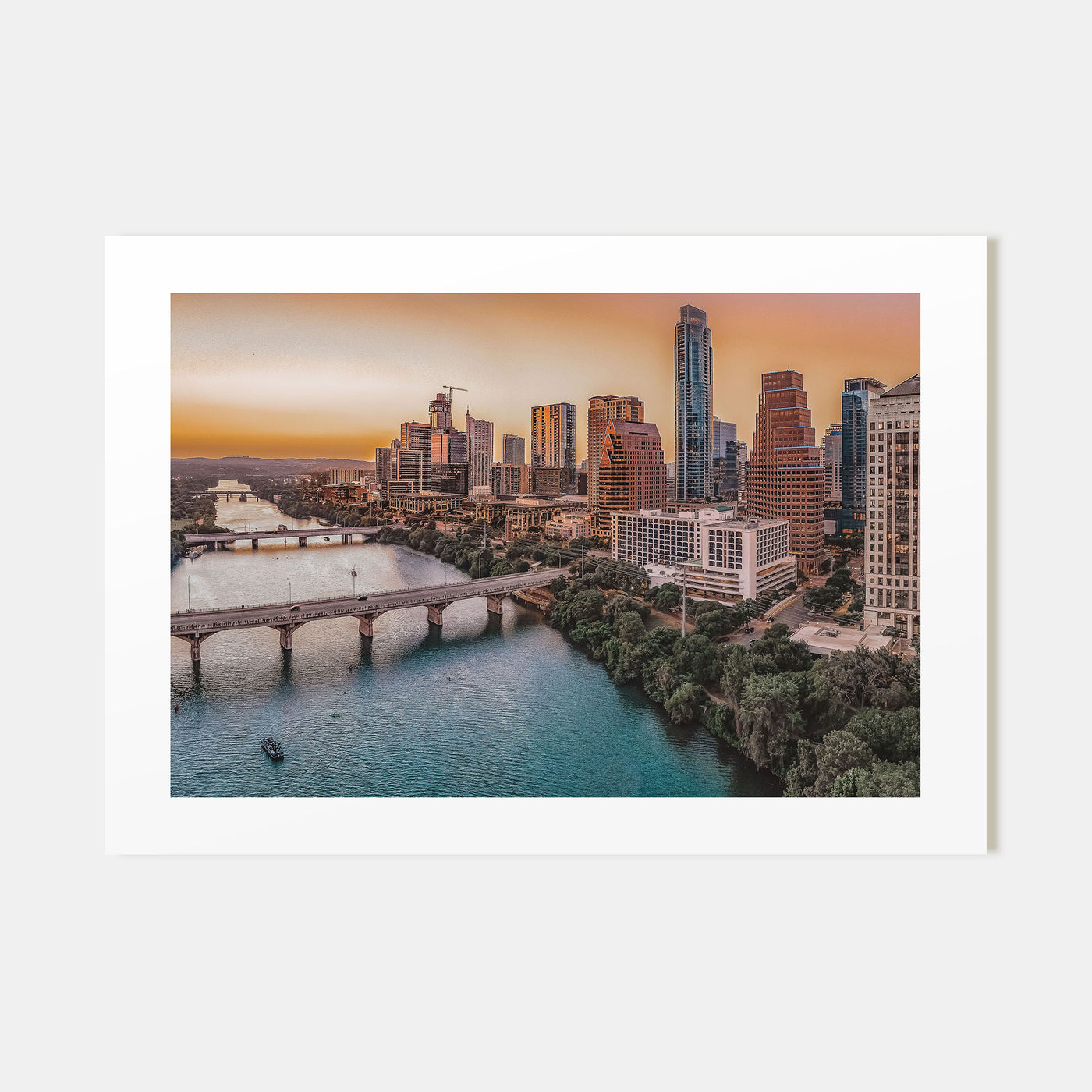 Texas Landscape Color Poster