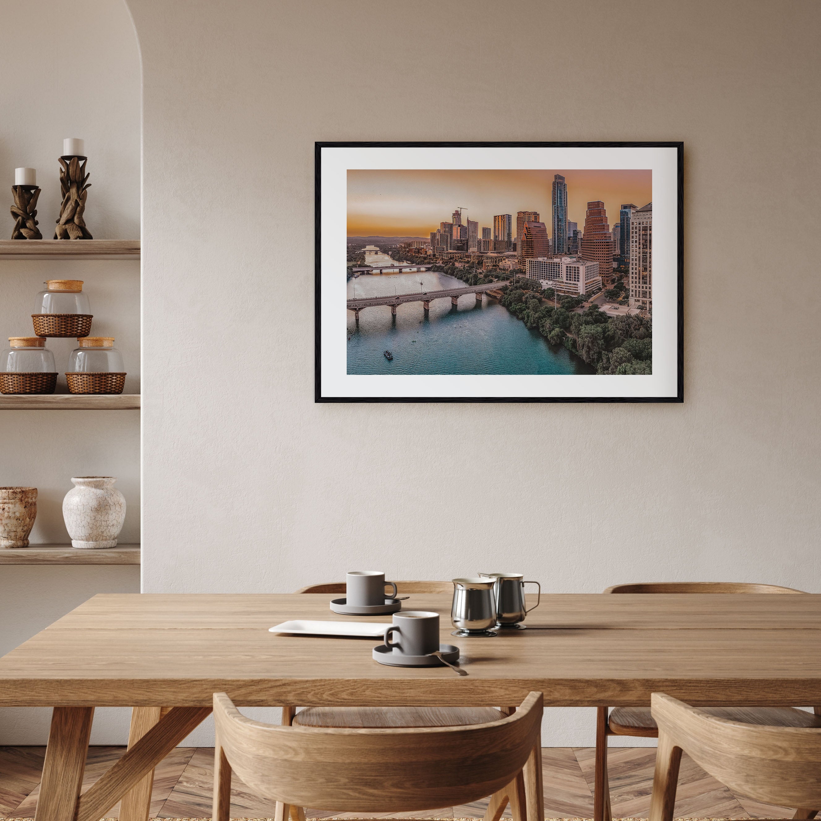 Texas Landscape Color Poster