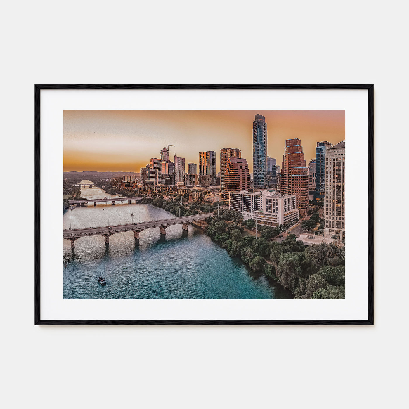 Texas Landscape Color Poster