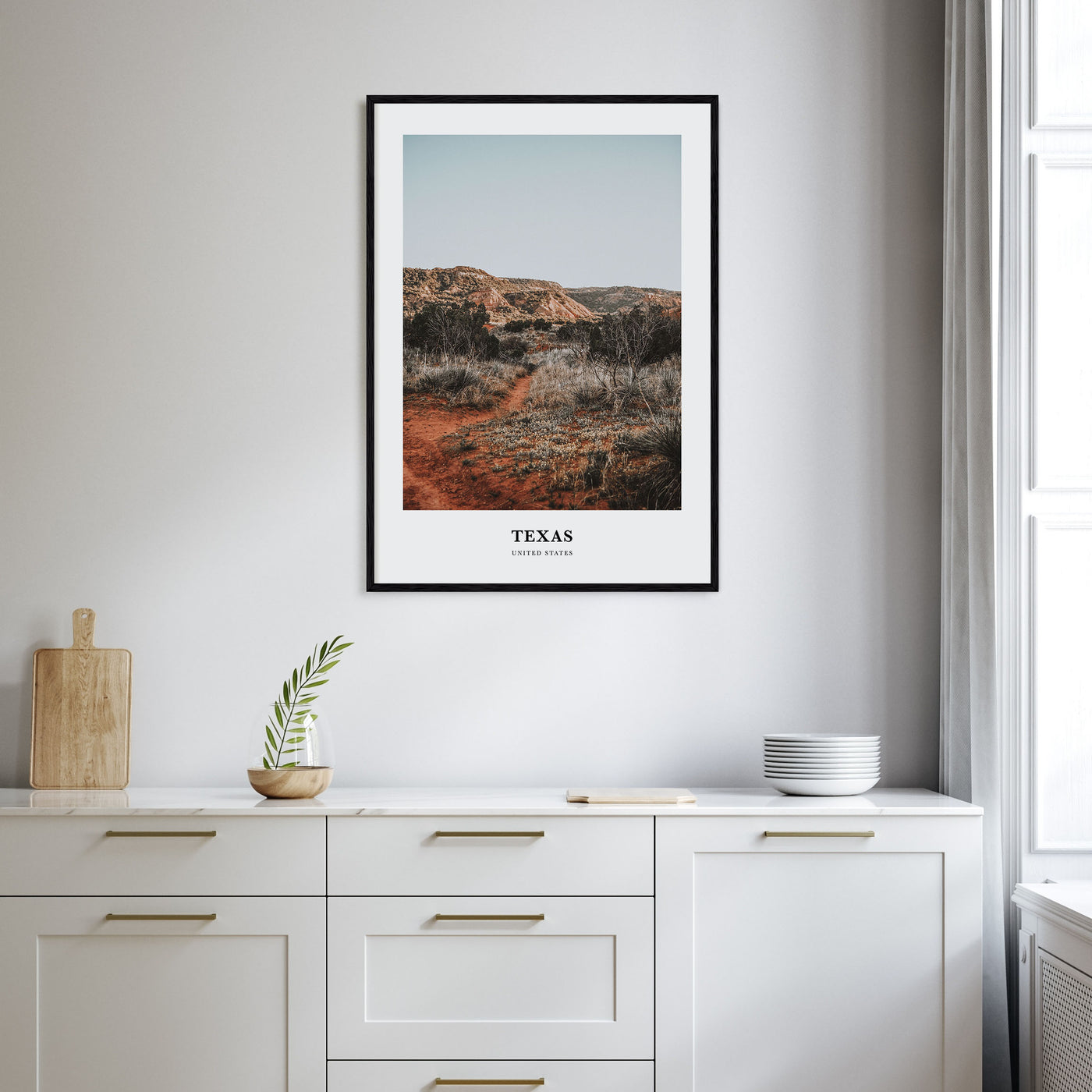 Texas Portrait Color No 1 Poster