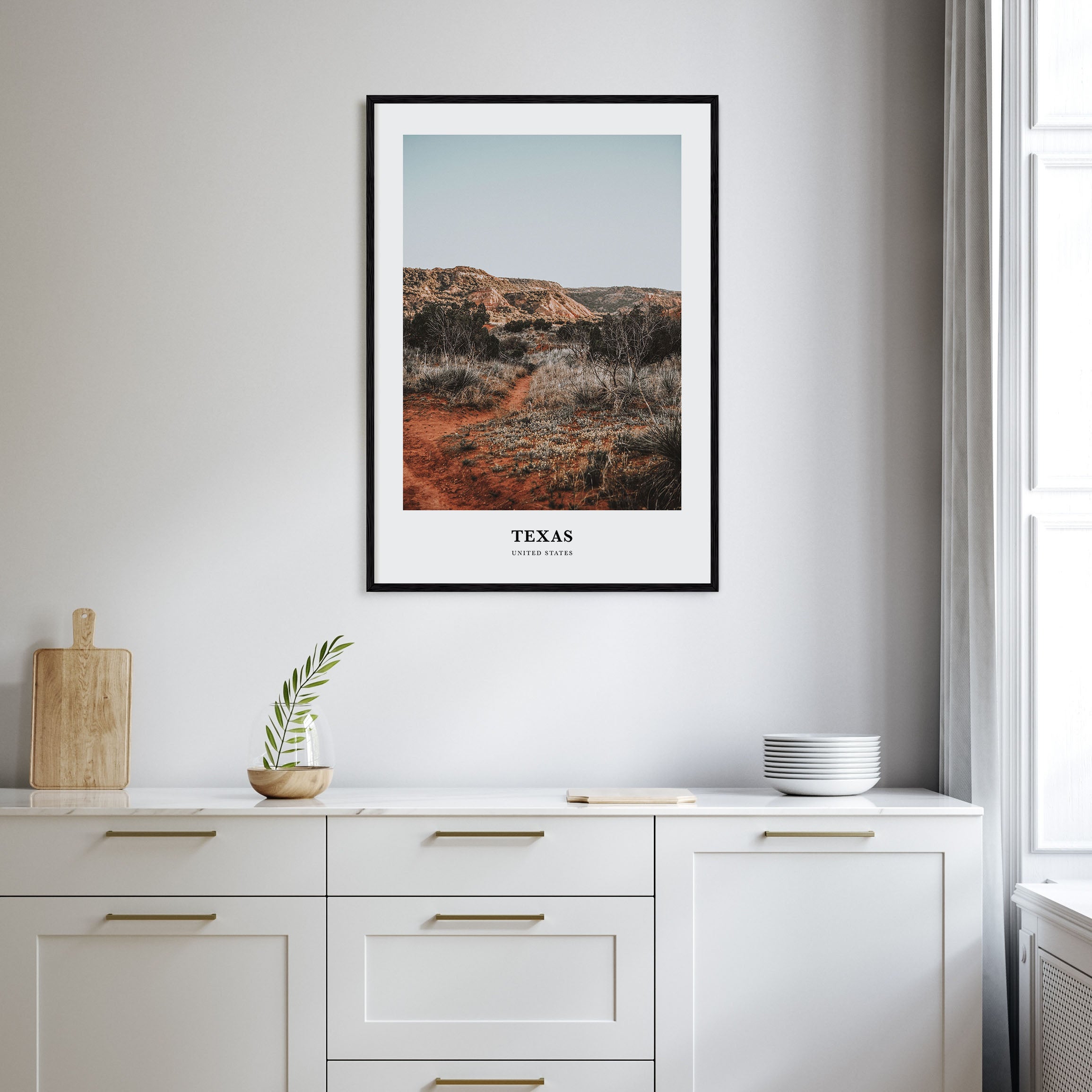 Texas Portrait Color No 1 Poster
