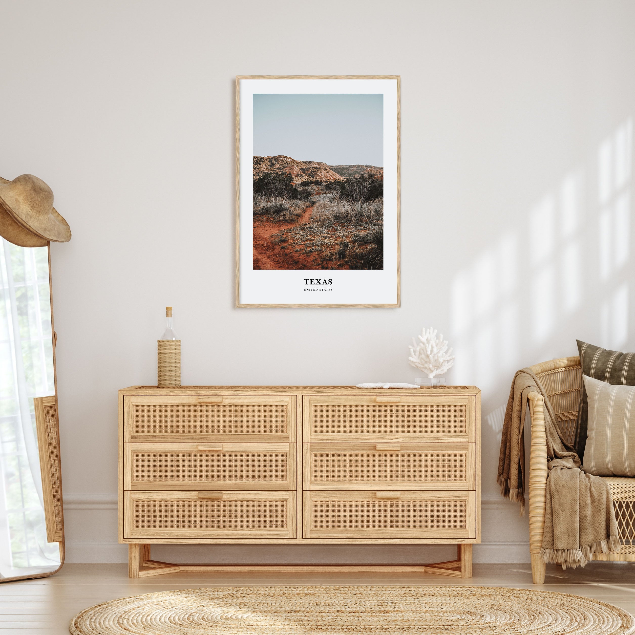 Texas Portrait Color No 1 Poster