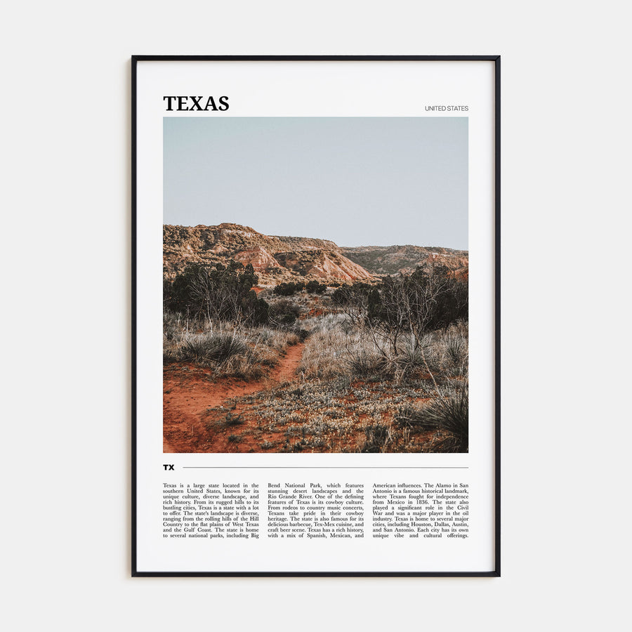 Texas Travel Color No 1 Poster