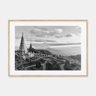 Thailand Landscape B&W Poster