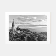 Thailand Landscape B&W Poster