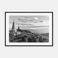 Thailand Landscape B&W Poster