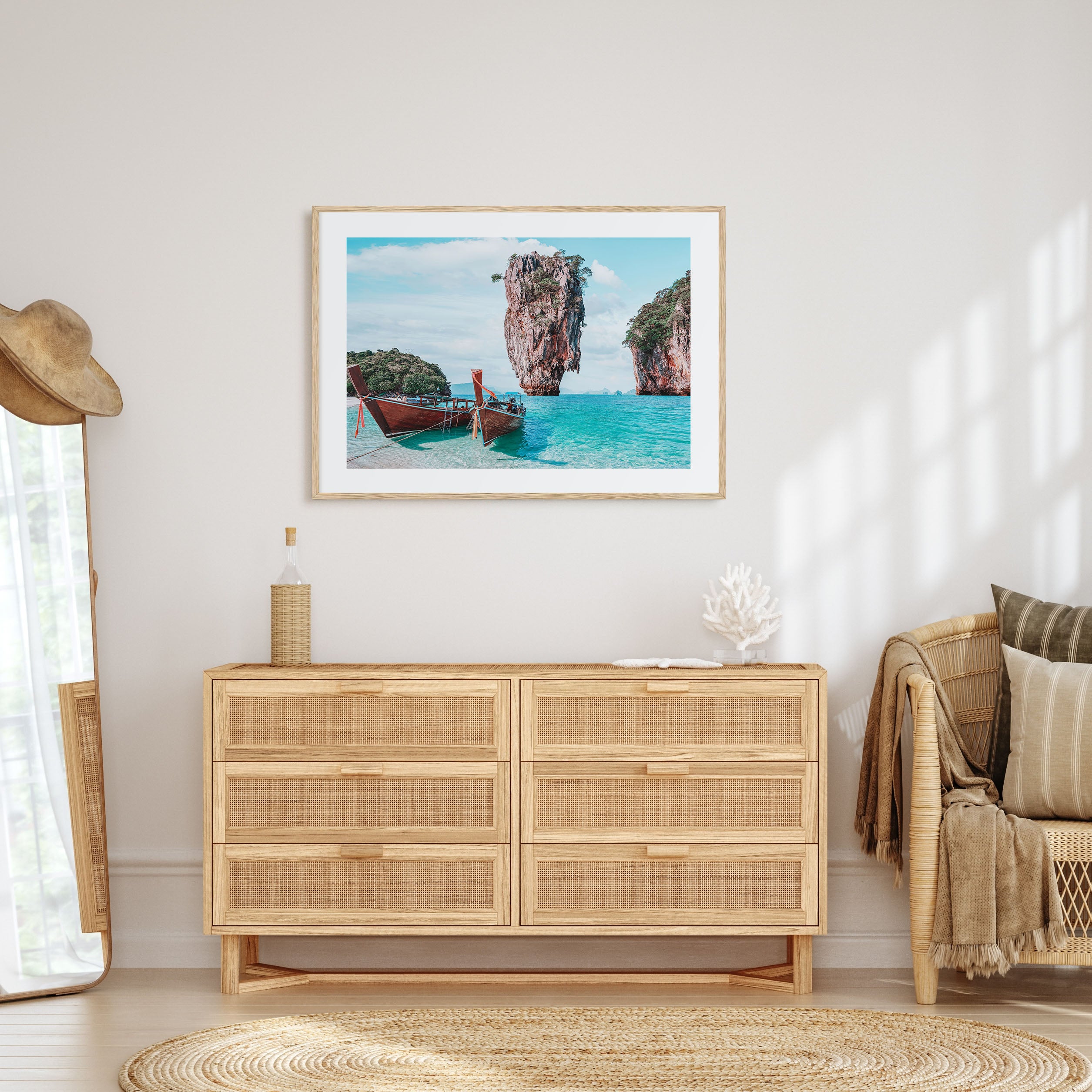 Thailand Landscape Color Poster