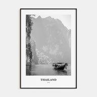Thailand Portrait B&W No 1 Poster