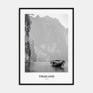 Thailand Portrait B&W No 1 Poster