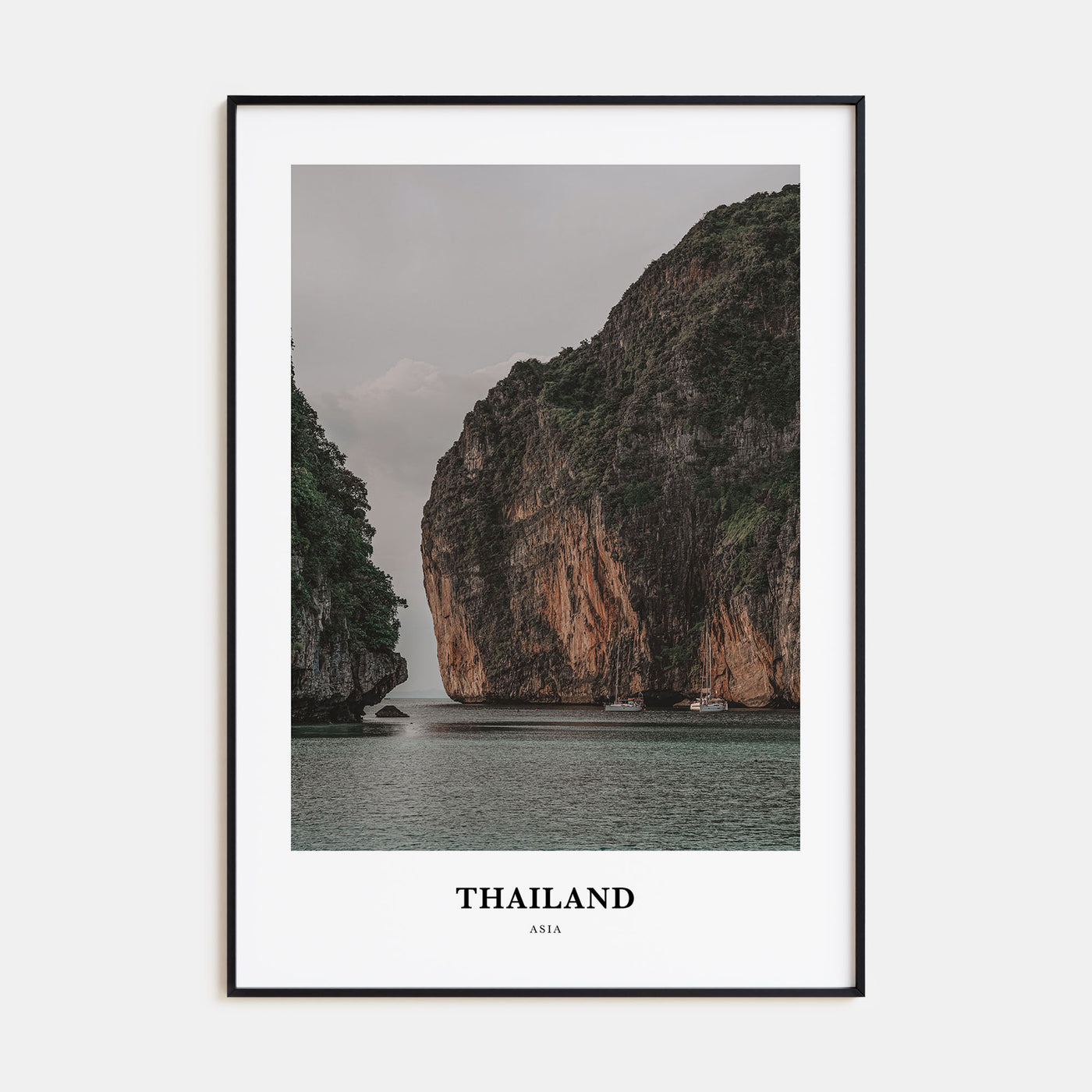 Thailand Portrait Color Poster