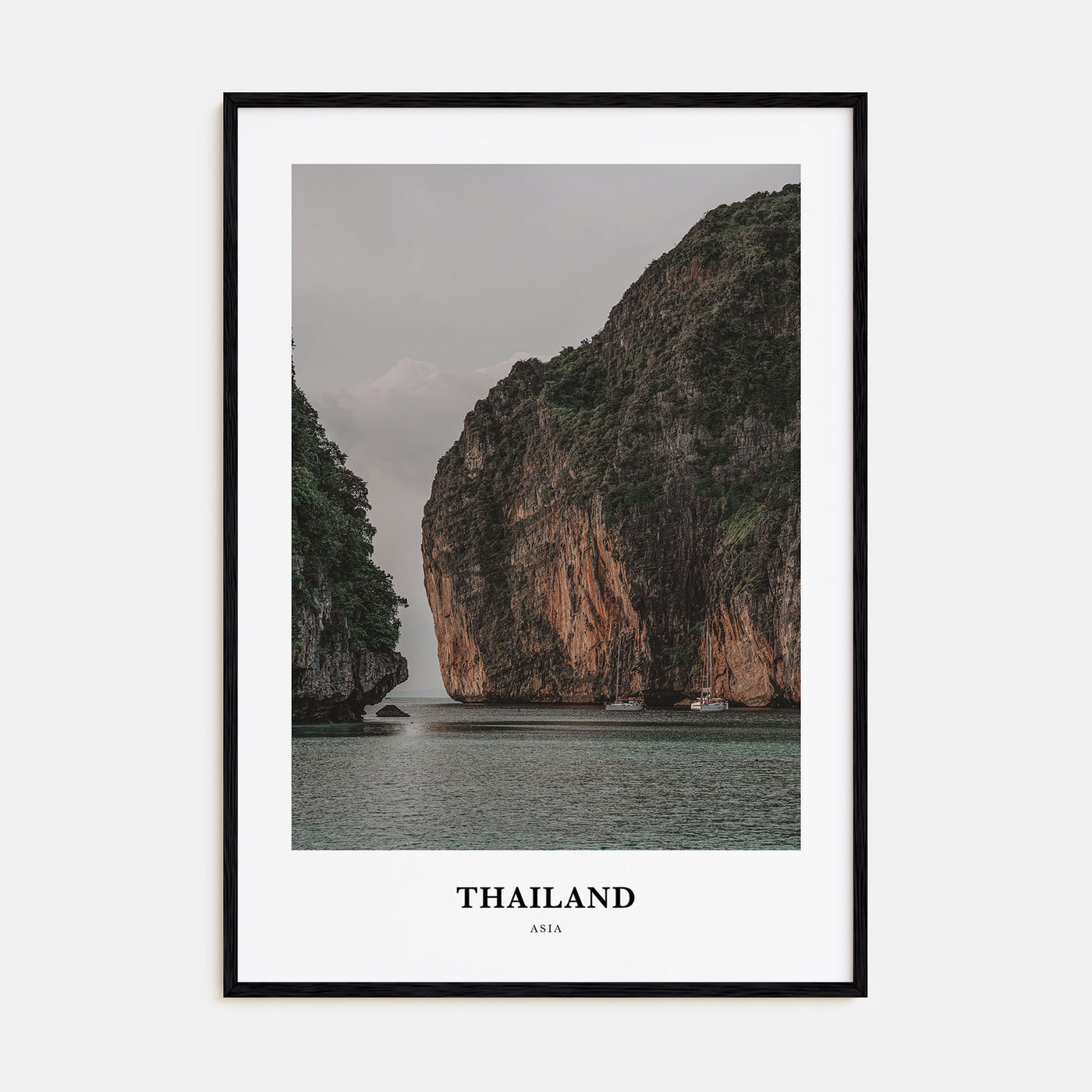 Thailand Portrait Color Poster