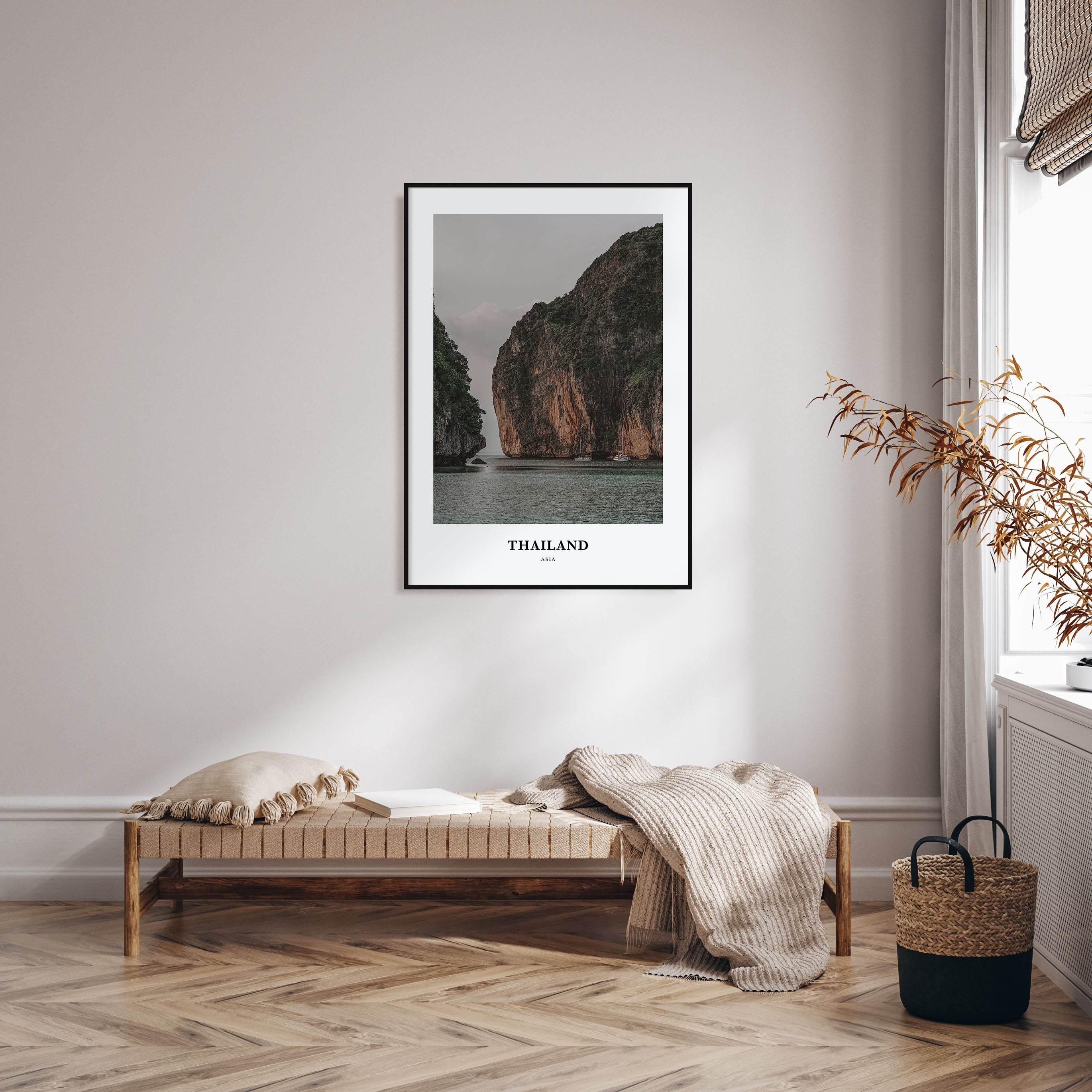Thailand Portrait Color Poster