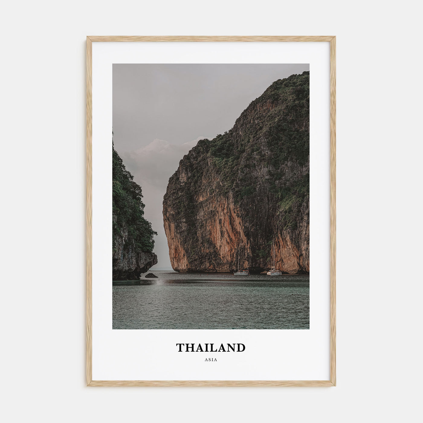 Thailand Portrait Color Poster