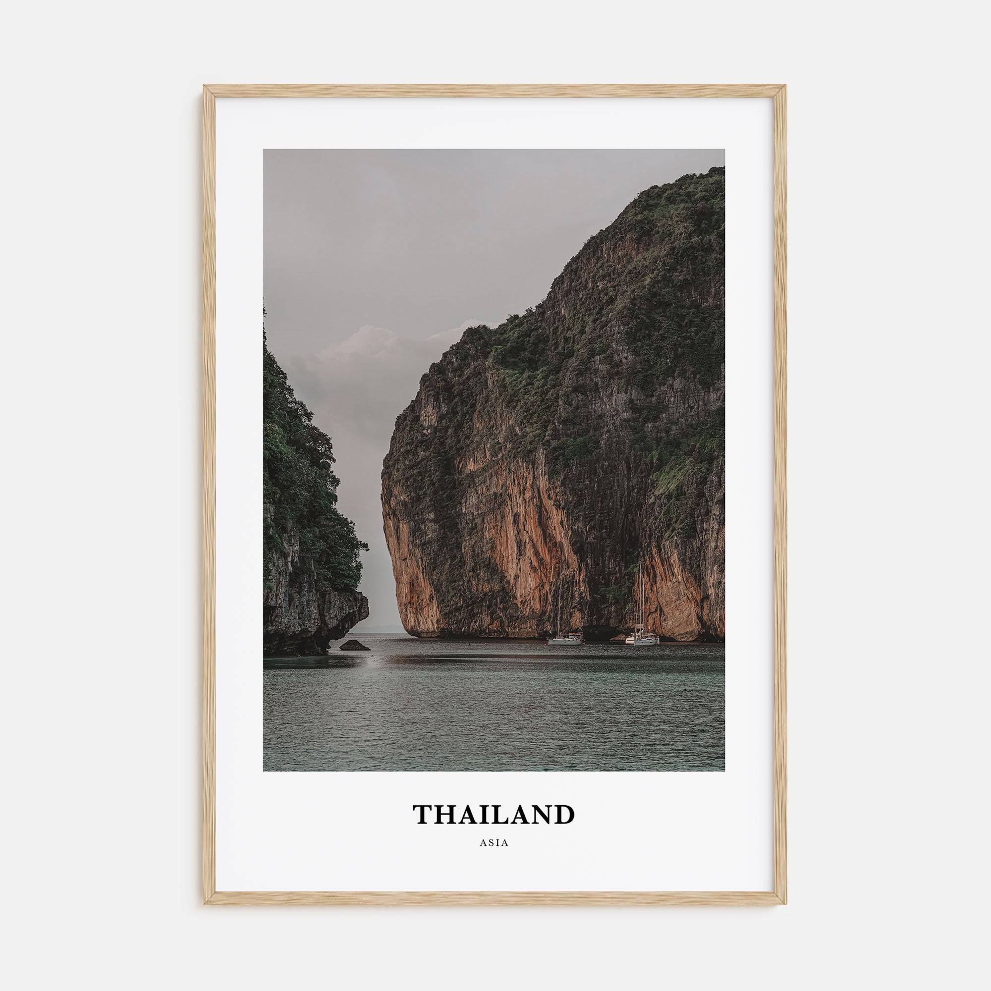 Thailand Portrait Color Poster