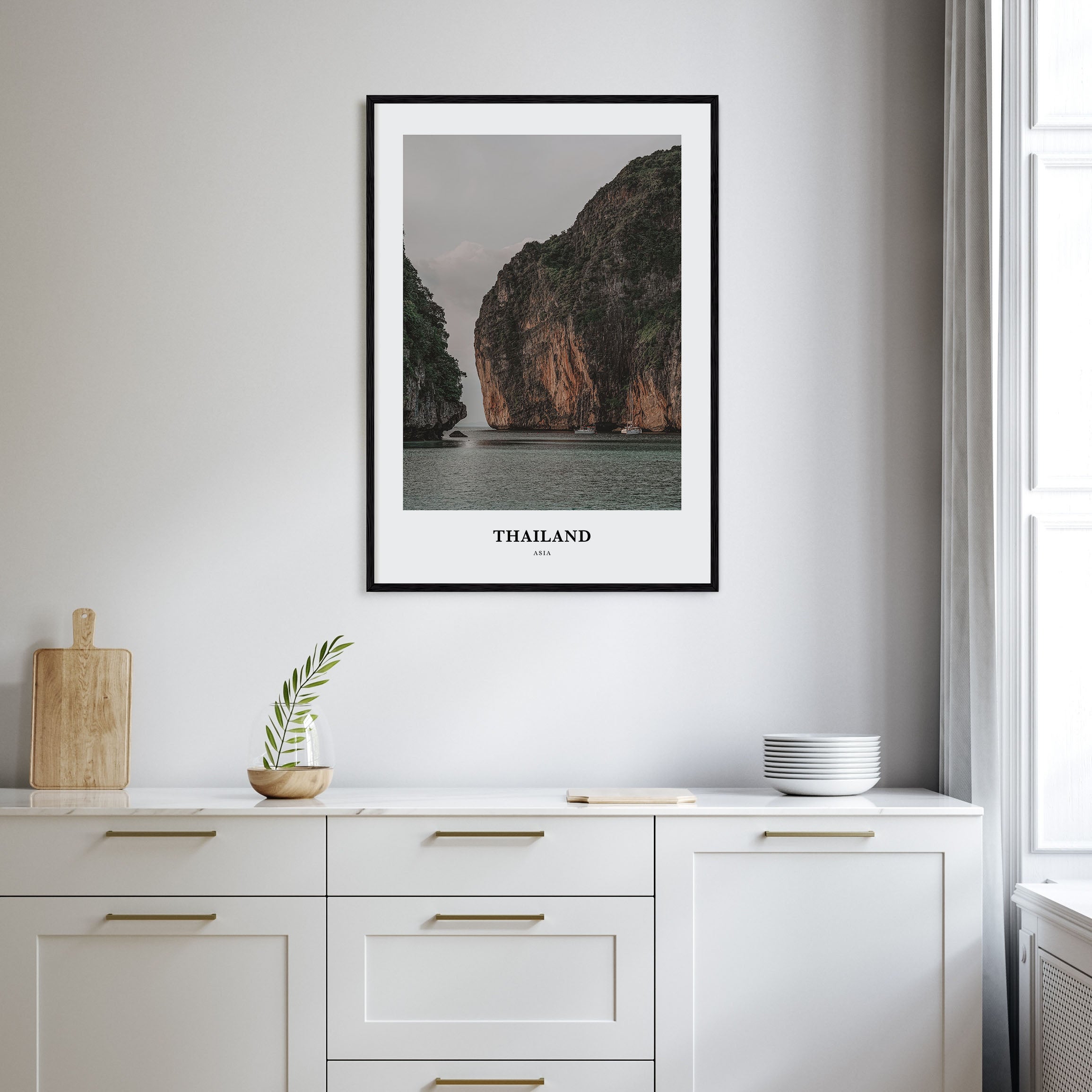 Thailand Portrait Color Poster