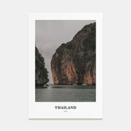 Thailand Portrait Color Poster