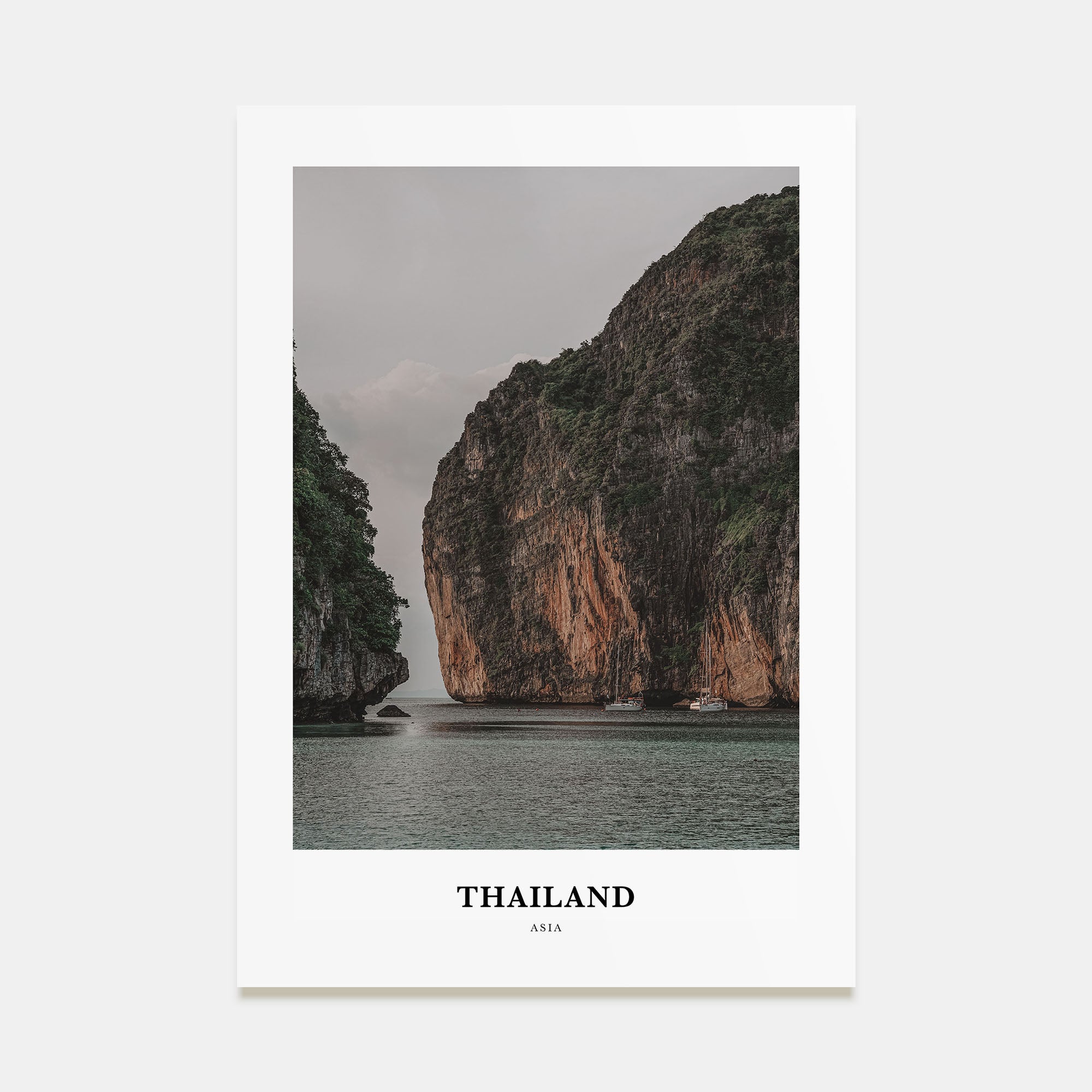 Thailand Portrait Color Poster
