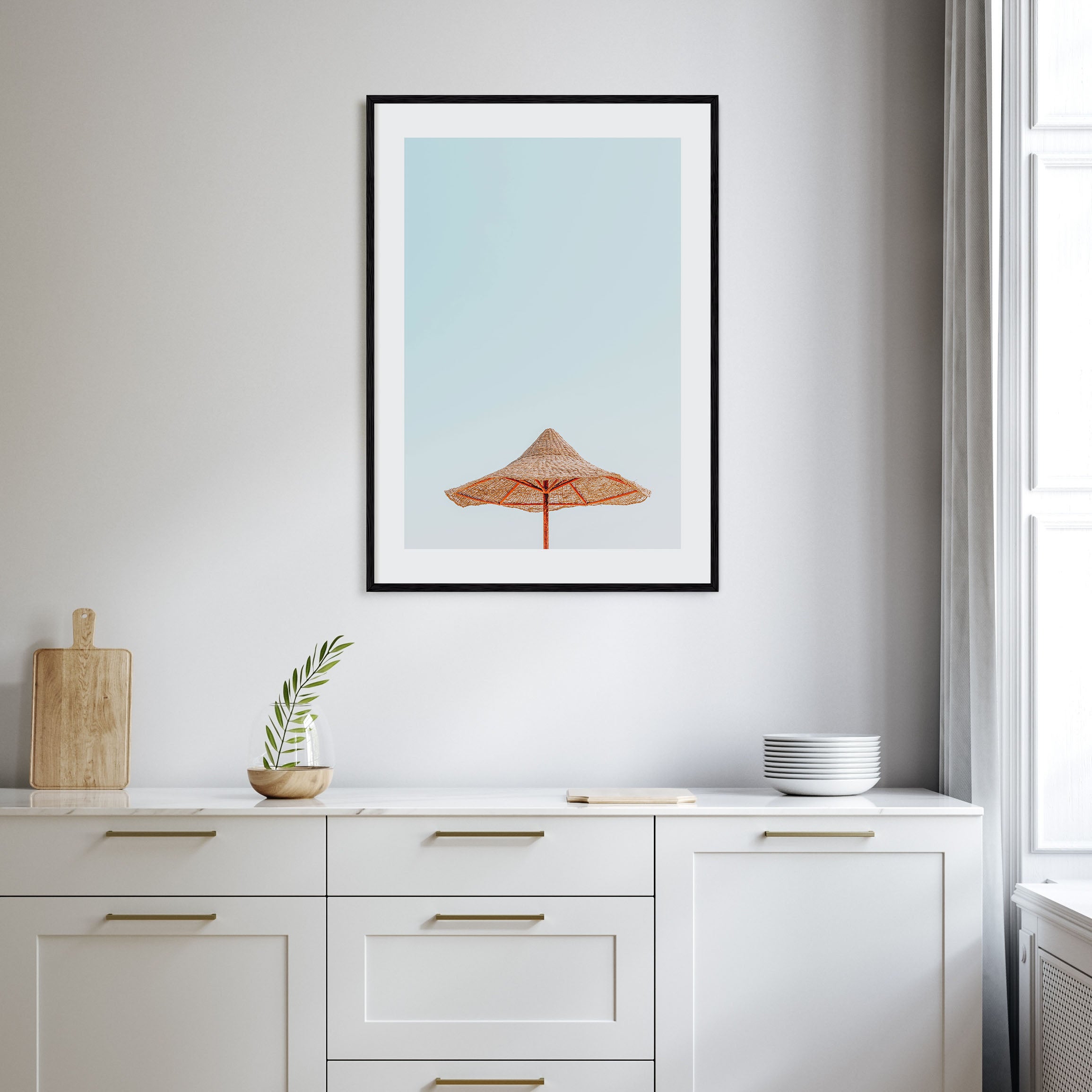 Thatched Hut Photo Color Poster