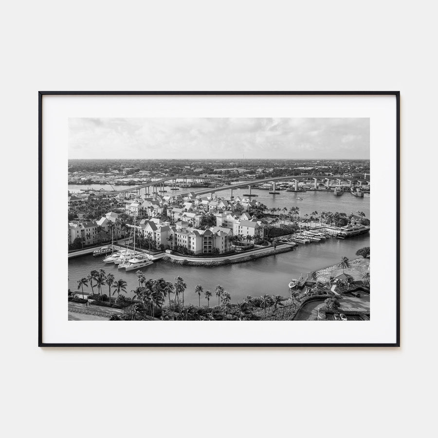 The Bahamas Landscape B&W Poster