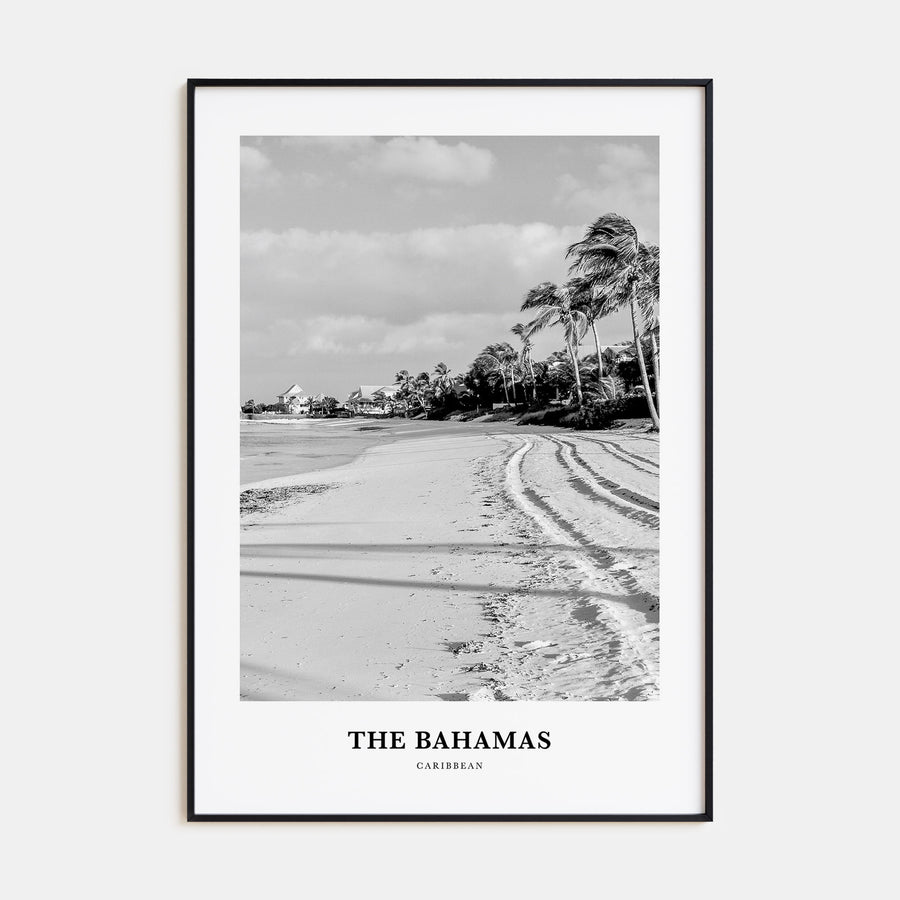 The Bahamas Portrait B&W No 1 Poster