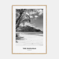 The Bahamas Portrait B&W No 2 Poster
