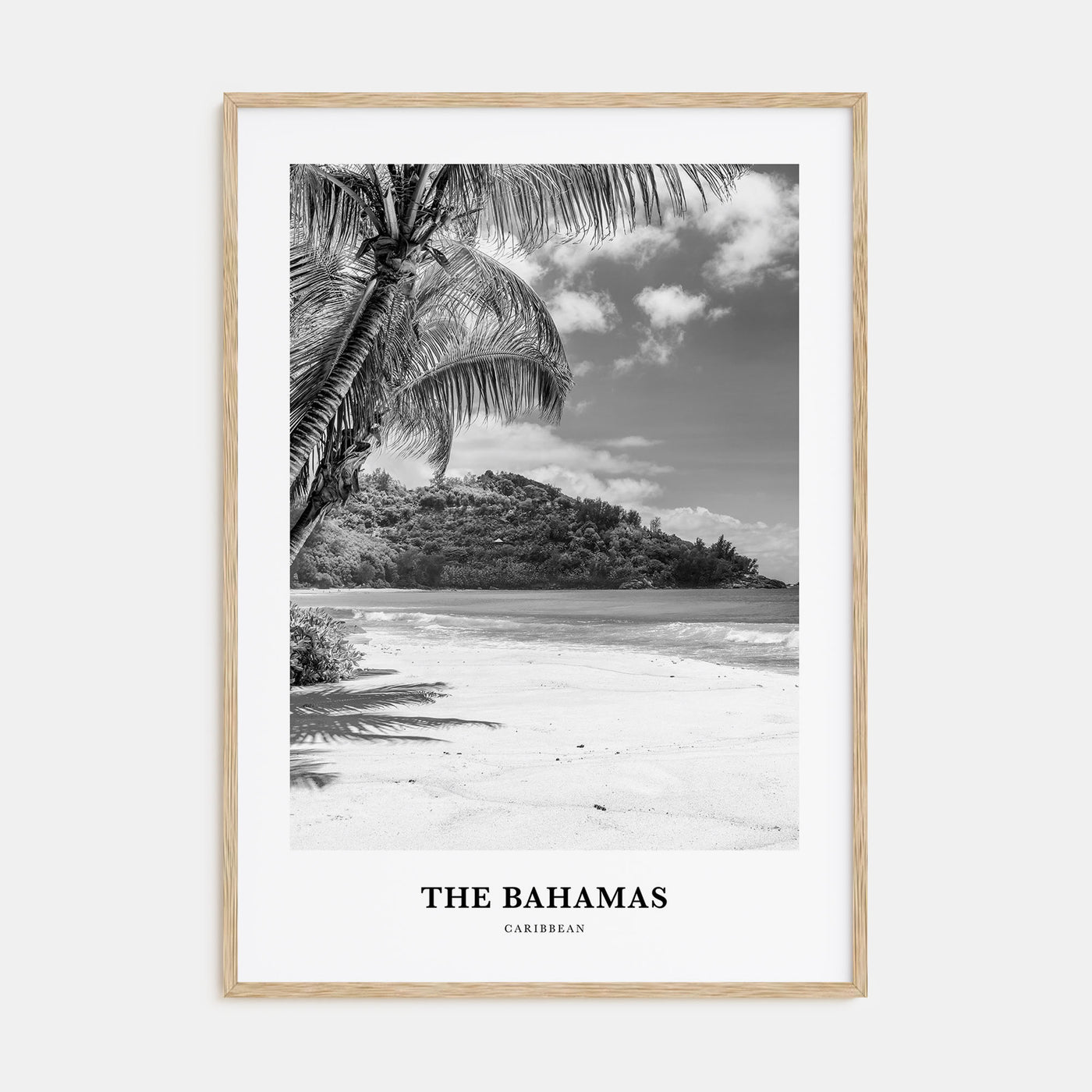 The Bahamas Portrait B&W No 2 Poster