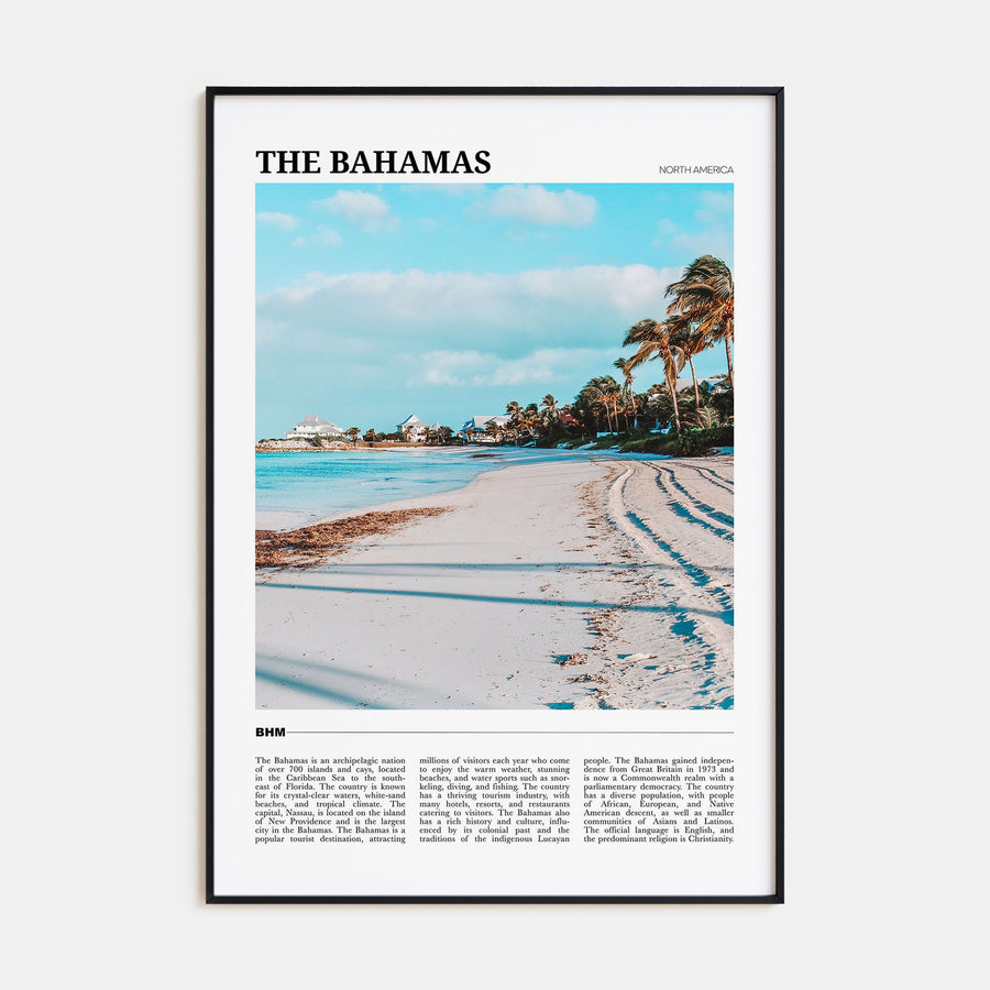 The Bahamas Travel Color Poster