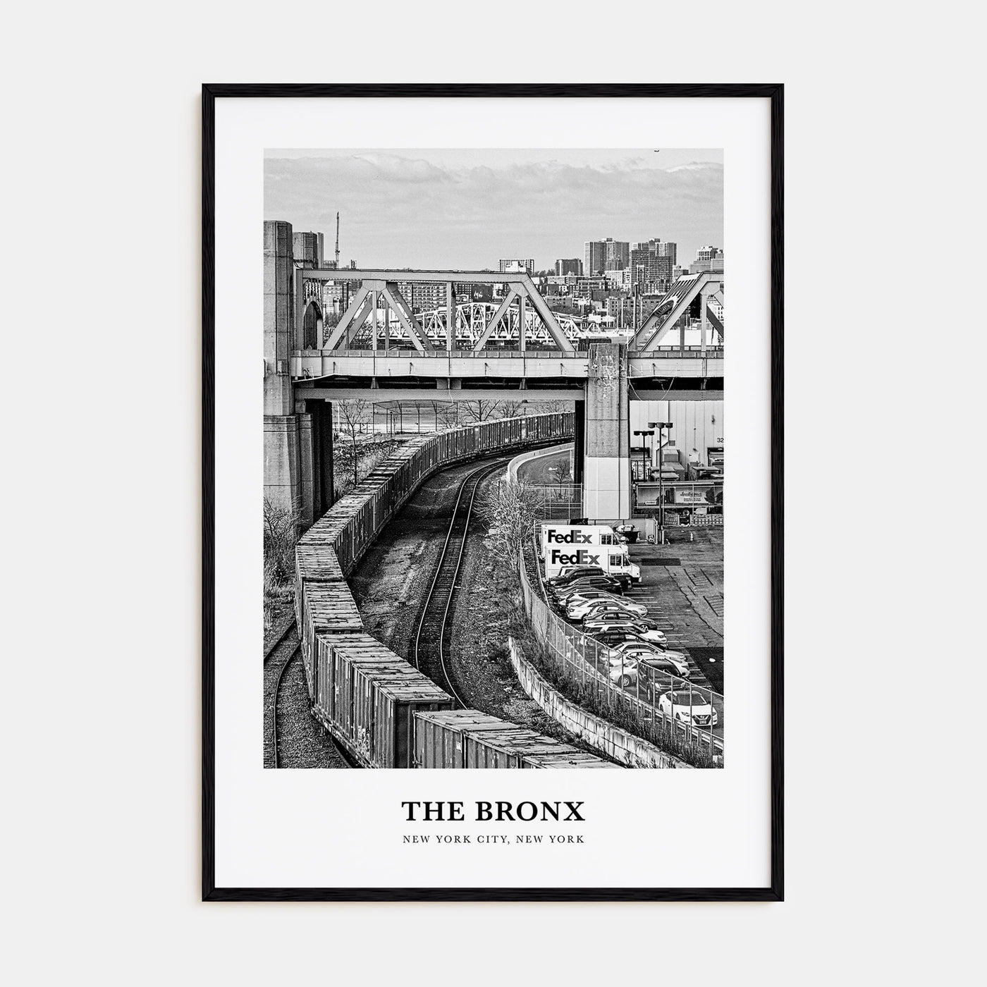 The Bronx Portrait B&W No 1 Poster