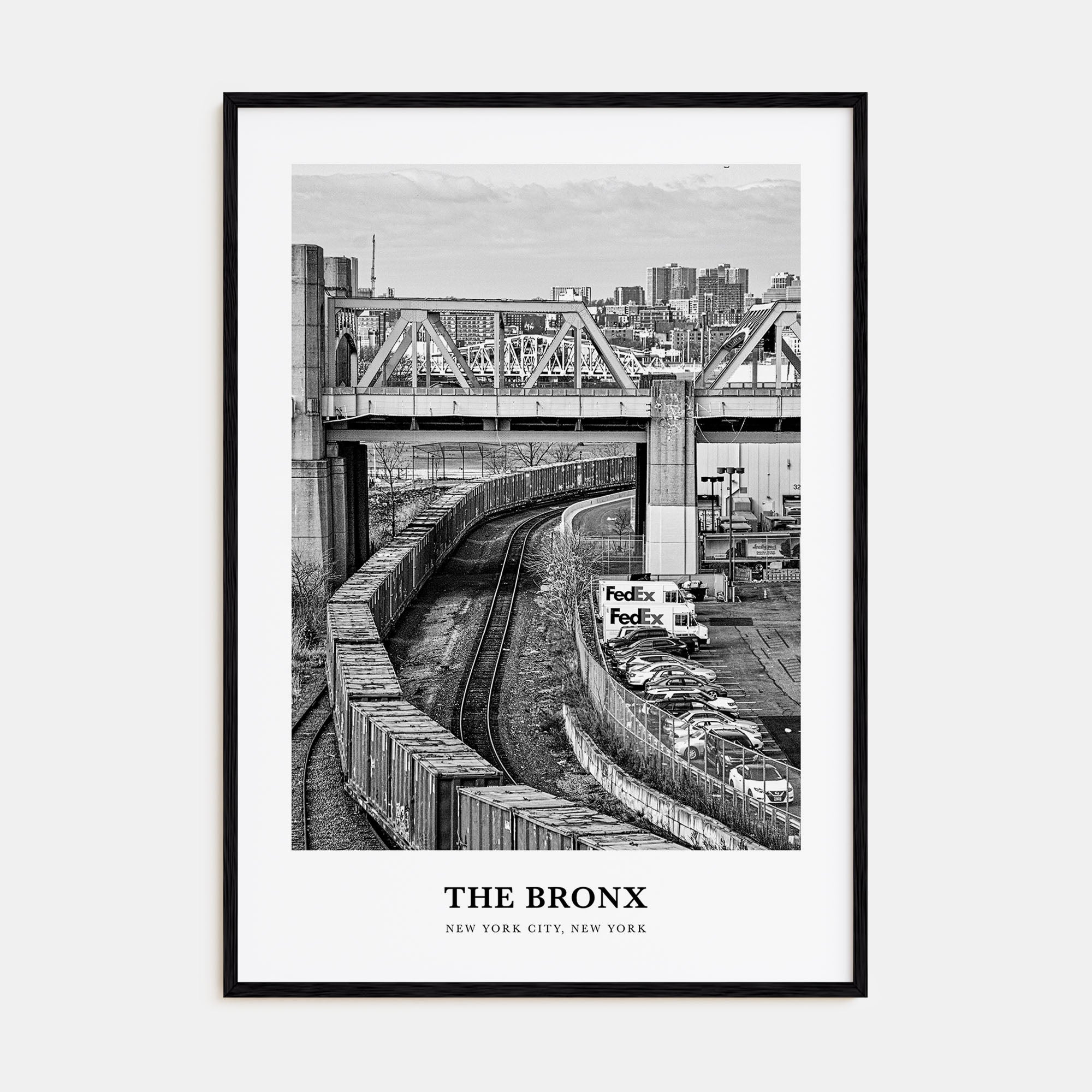 The Bronx Portrait B&W No 1 Poster