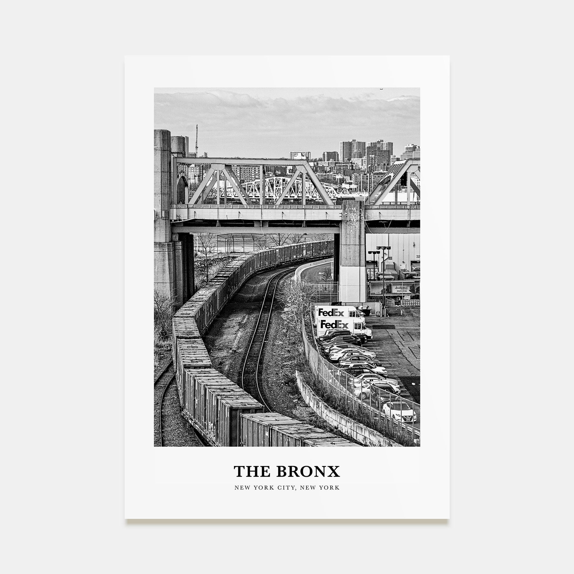 The Bronx Portrait B&W No 1 Poster