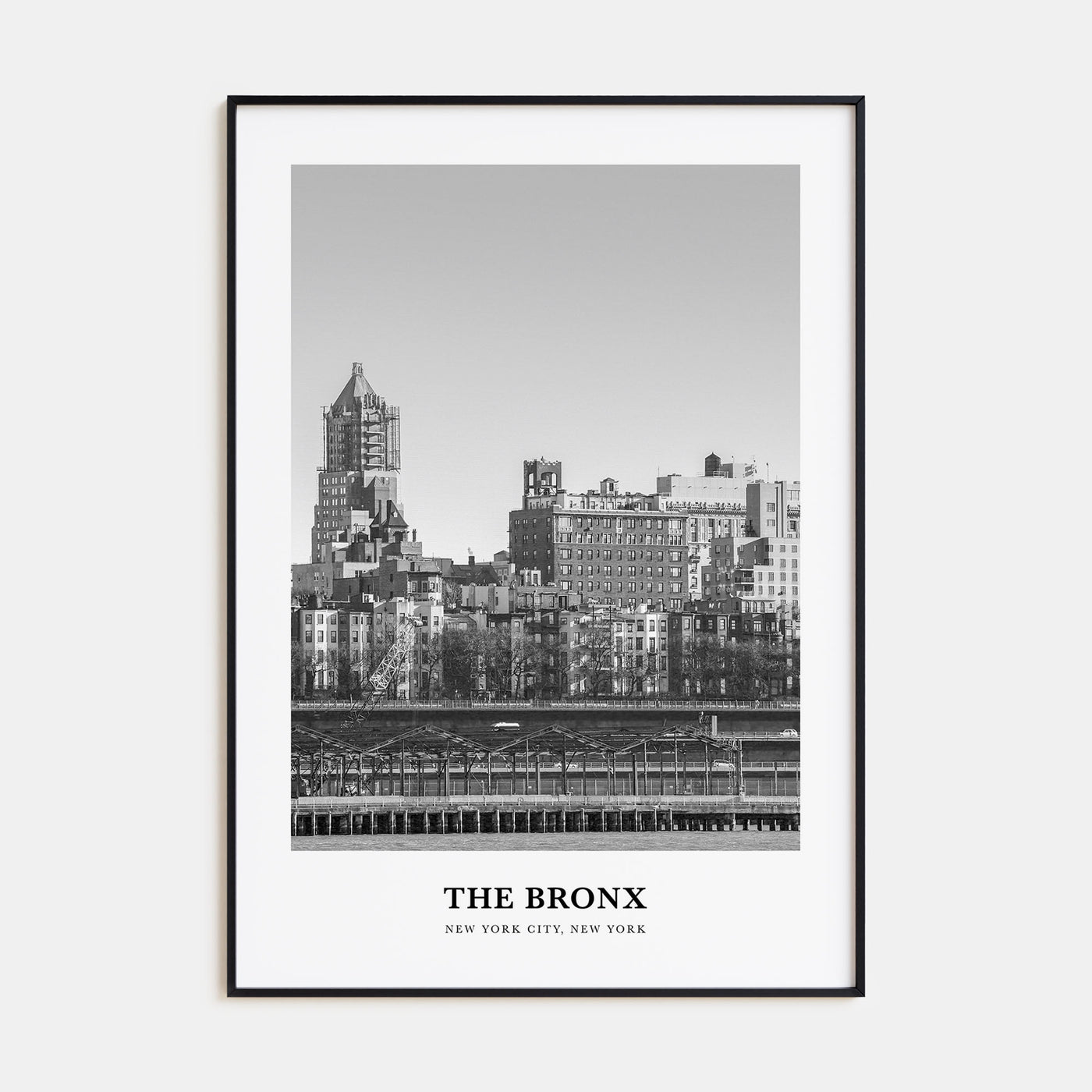 The Bronx Portrait B&W No 2 Poster