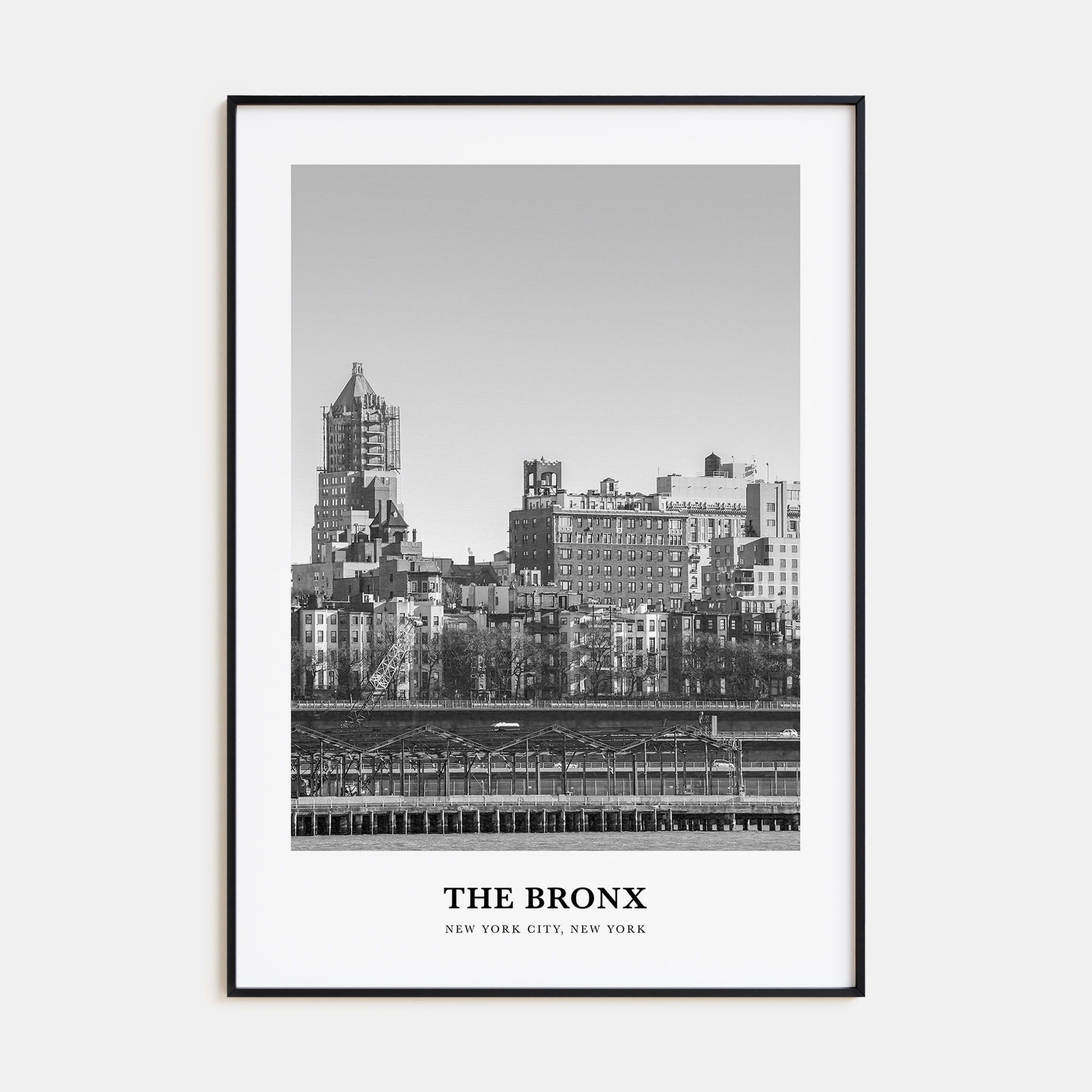 The Bronx Portrait B&W No 2 Poster
