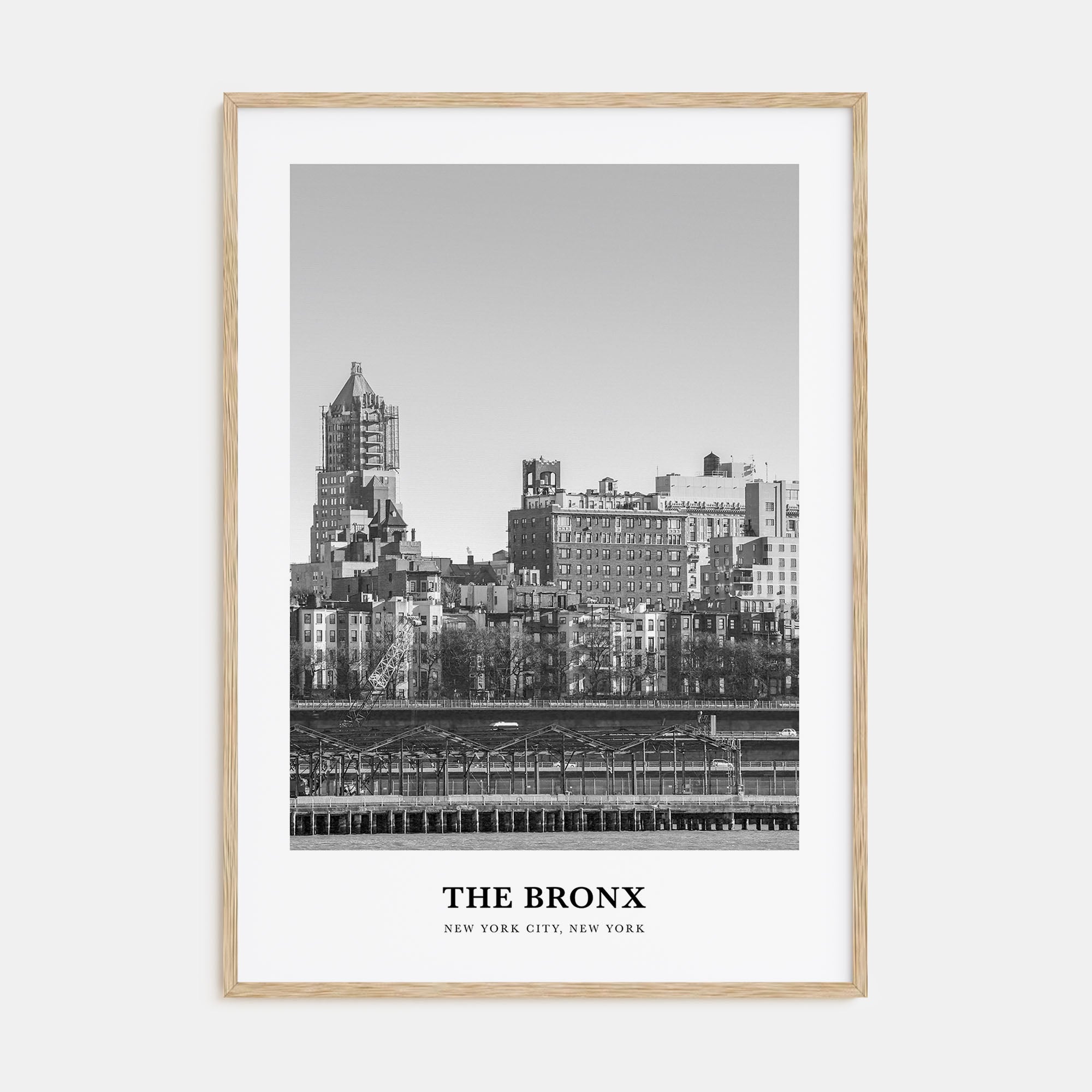 The Bronx Portrait B&W No 2 Poster