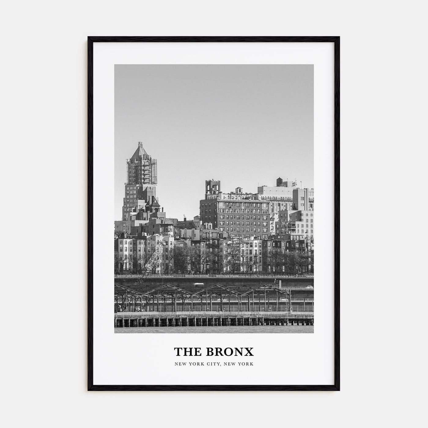 The Bronx Portrait B&W No 2 Poster