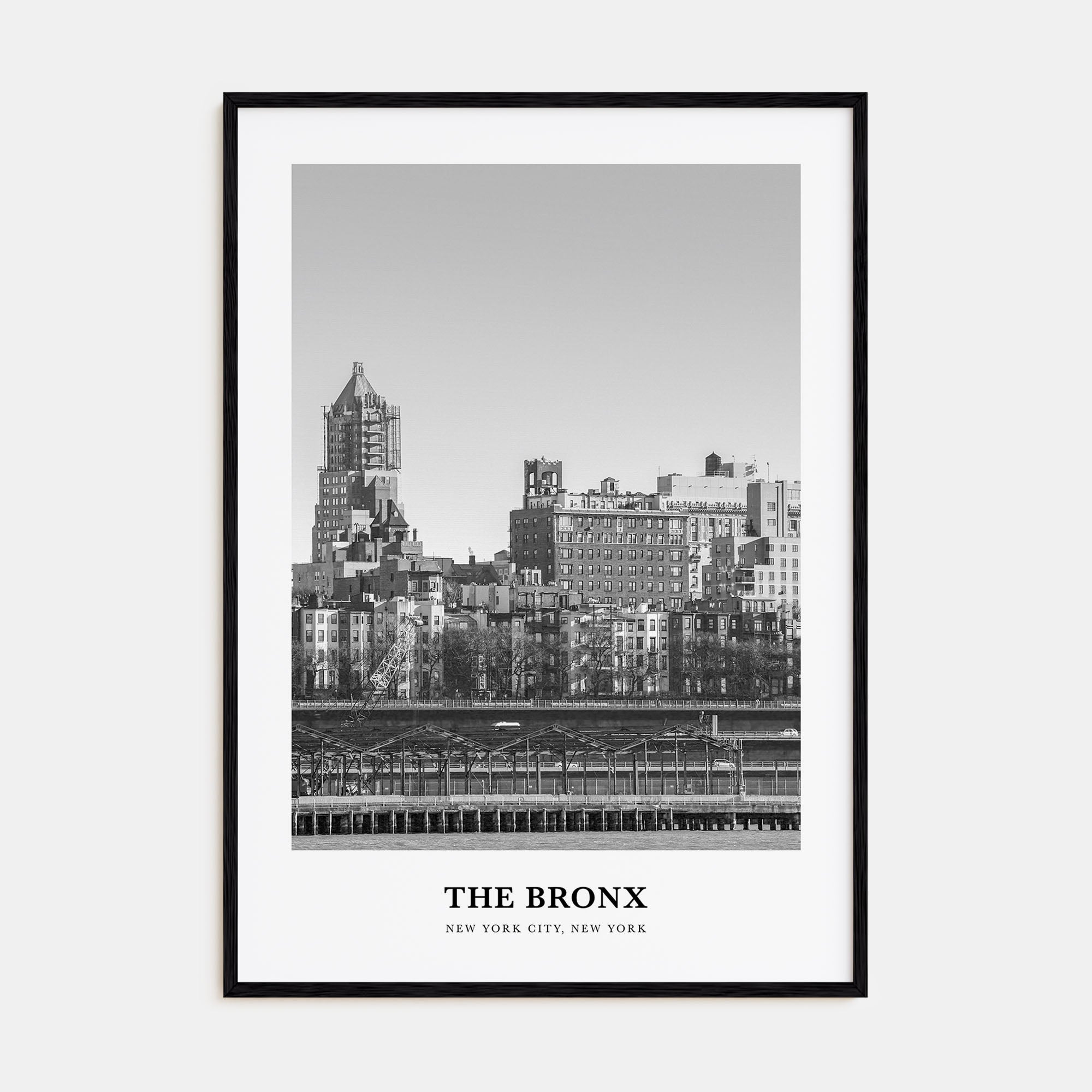 The Bronx Portrait B&W No 2 Poster
