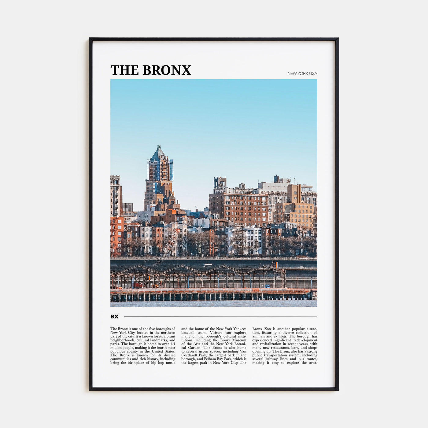 The Bronx Travel Color No 1 Poster