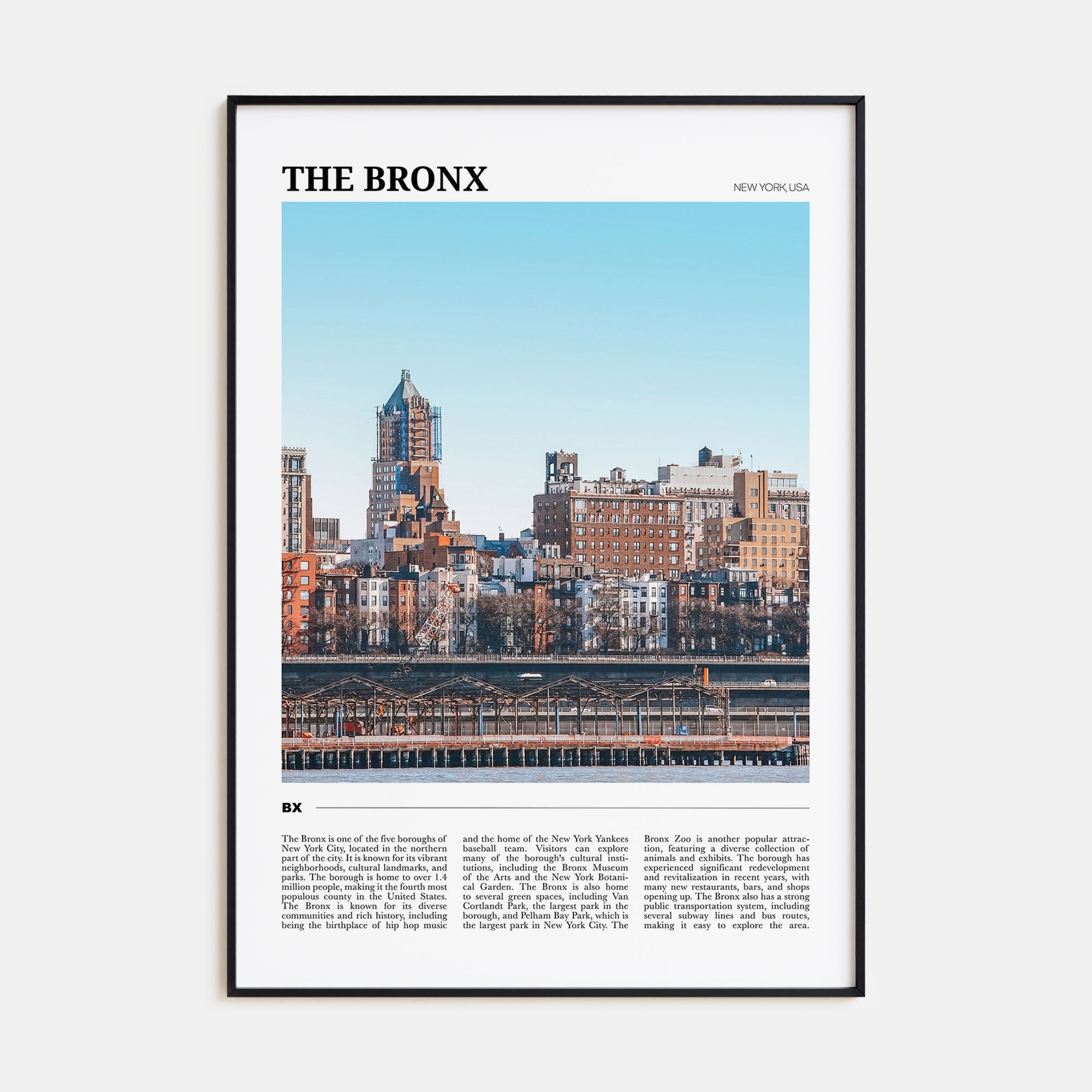 The Bronx Travel Color No 1 Poster
