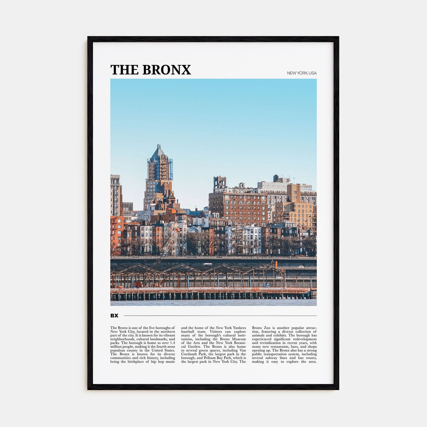 The Bronx Travel Color No 1 Poster